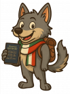 Lupo Piazzapassport mascot logo